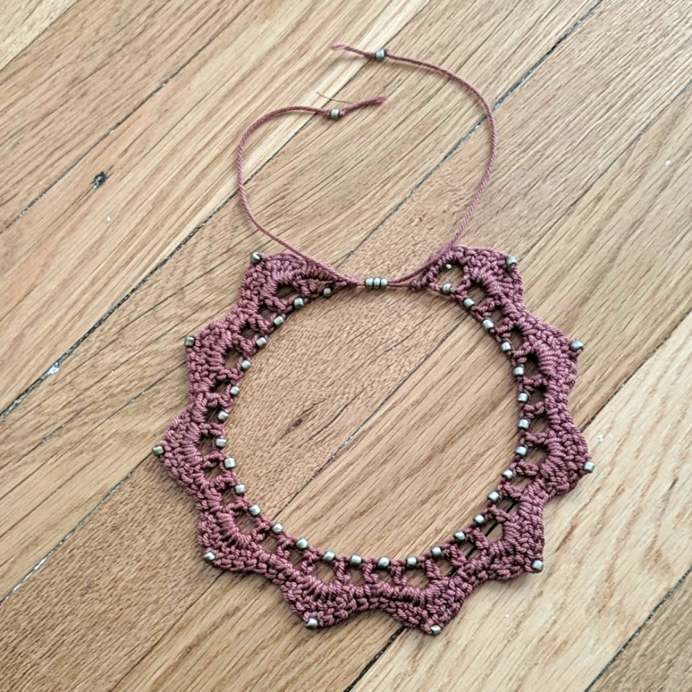 Crochet Choker Necklace